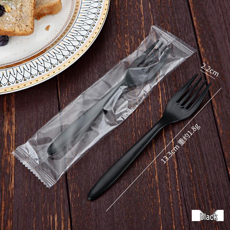 Thickened Disposable Plastic Dessert & Fruit Forks