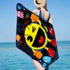 Colorful Game Adventure Beach Towel, Super Soft Microfiber, Gift for Her/Him, Birthday, for Pool, Beach, Travel, Home Decor Fan Gifts
