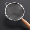 10cm Stainless Steel Mesh Strainer with Wooden Handle (Pack of 10)