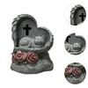 Small Animal Monumen Yard Decoration Compact Memorial Gifts Waterproof Outside Loss of Pet Gift Sola Powered Pet Grave Marker