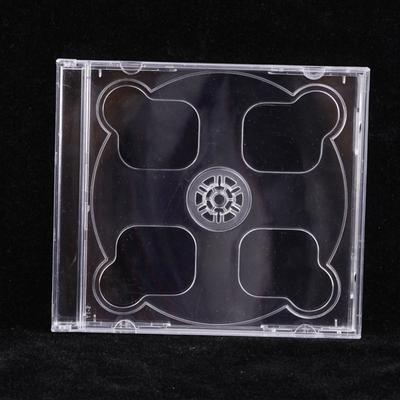 Empty Cd Case Pp Plastic Milky Transparent Cd Case Cd Case Capacity 2 Discs