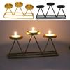 Candlesticks Candle Holder Christmas Date Candle Geometric High Quality.for Dinner Holder Party Table Triangle