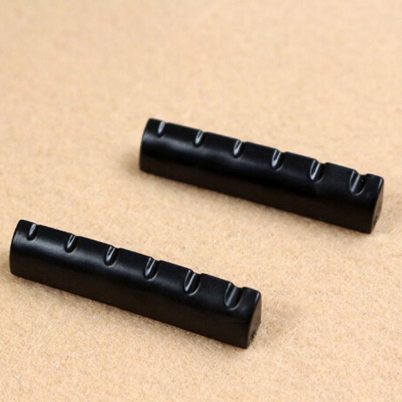 4 ks 43mm ploché dno předřezaný kostěný nultý pražec pro 6strunnou akustickou kytaru