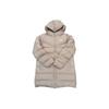 Logo Lässige Dicke Warme Mittellange Daunenjacke Damen Oberbekleidung Hellrosa DQ6874-601