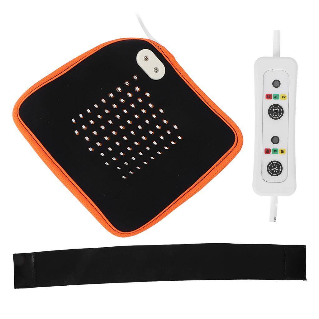 Red Light Therapy Belt 72 Light Chips Muscle Pain Relief Hot Compress Infrared Light Therapy