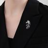 Trendy Horse Head Design Brooch Versatile Accessory Contemporary Badge For Casual Outfits Parties Work Event