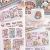 MINKYS 72 sheets/Box Transparent PET Paper Decorative Stickers Laptop Kpop Toplader Photocard Sticker Kids Gift
