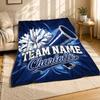 Charlotte Cheer Team Name Coral Fleece Blanket Personalized Decor