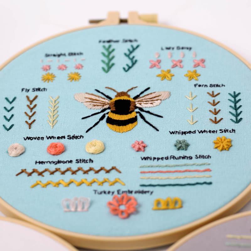 Embroidery Kit For Beginners Adults 3 Embroidery Kit Stamped Patterns Needles Color Threads Full Range Accessories Cross Stitch