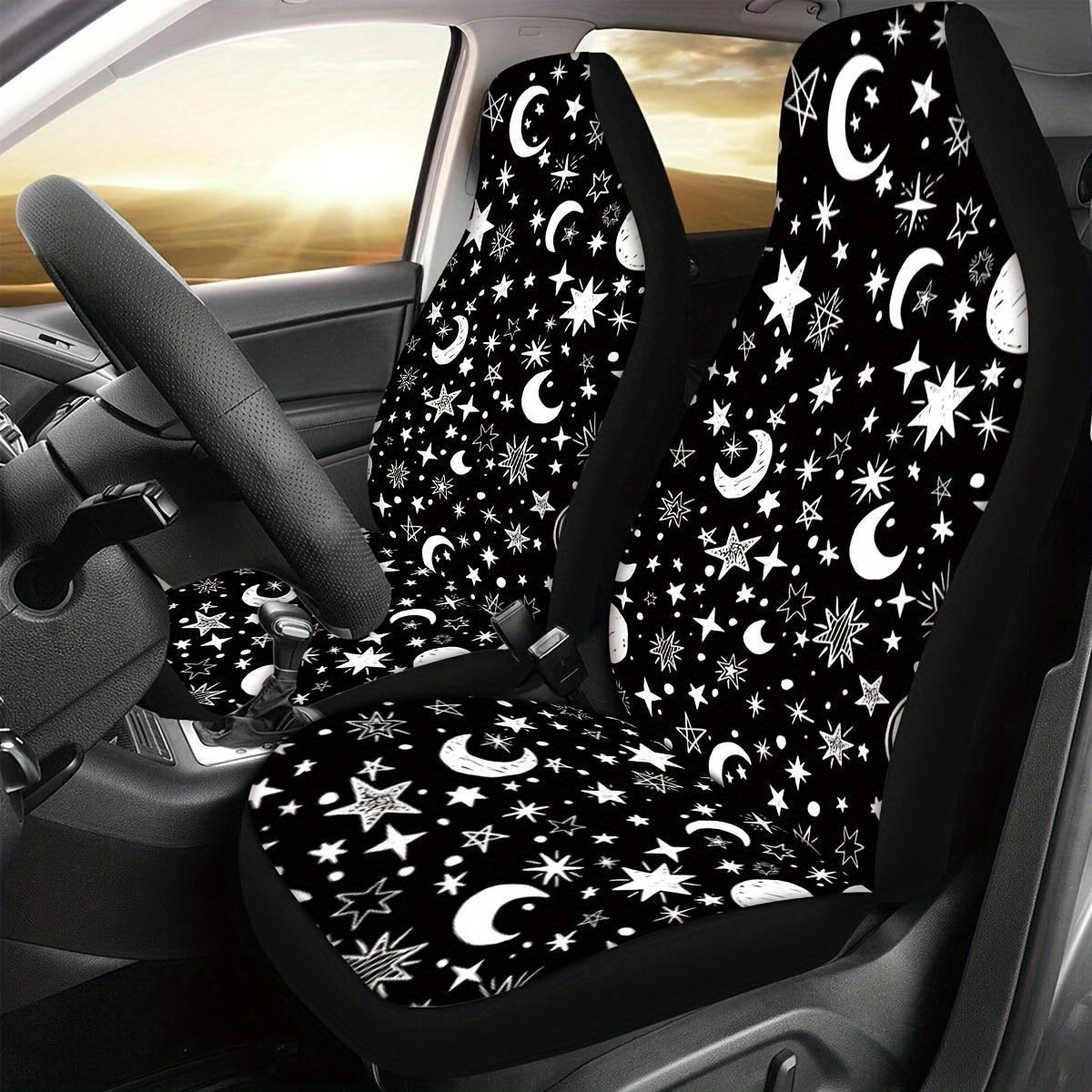 

1 шт. Чехол на автомобильное сиденье с принтом звезд и луны Single front seat 1pcs