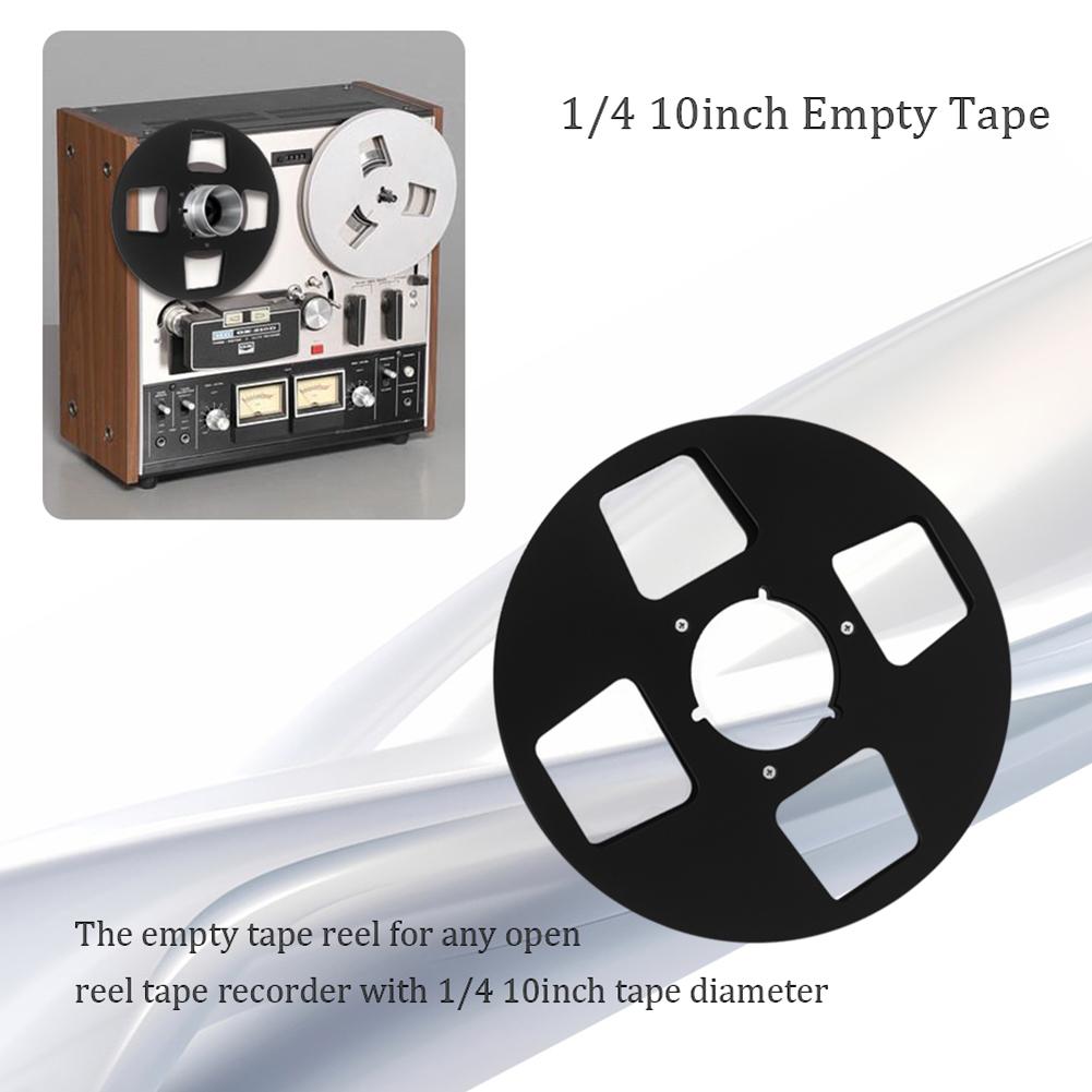 1/4 10.5 Inch 4 Holes Tape Reel Empty Tape Reel Empty Take Up Reel To Reel Small Hub for Reel To Reel Tape Recorder