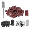 210pcs Professional Manicure Pedicure Sanding Bands Nail Drill Bits 80# 120# 180# Grit