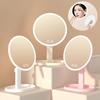 Rotatable Daylight Vanity Mirror Removable Adjustable Desktop Mirror  Travel