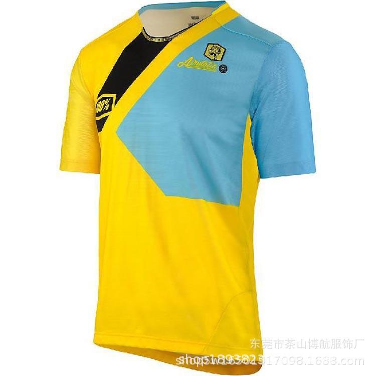 Grensoverschrijdende populaire outdoor sportkleding, off-road fietskleding, downhill pakken, korte tops, clubuniformen, T-shirts met ronde hals, truien