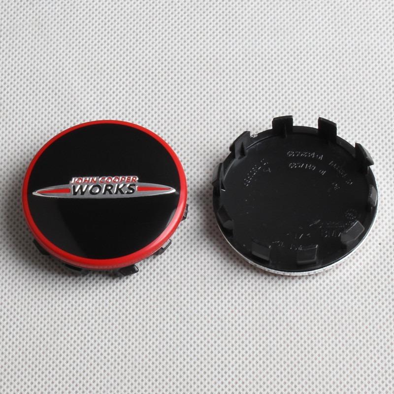 56MM Car Emblem Wheel Hub Center Cap Badge Covers Sticker Decals For BMW Mini Works Cooper F57 F55 F56 F54 F60 R50 R52 R53 R55