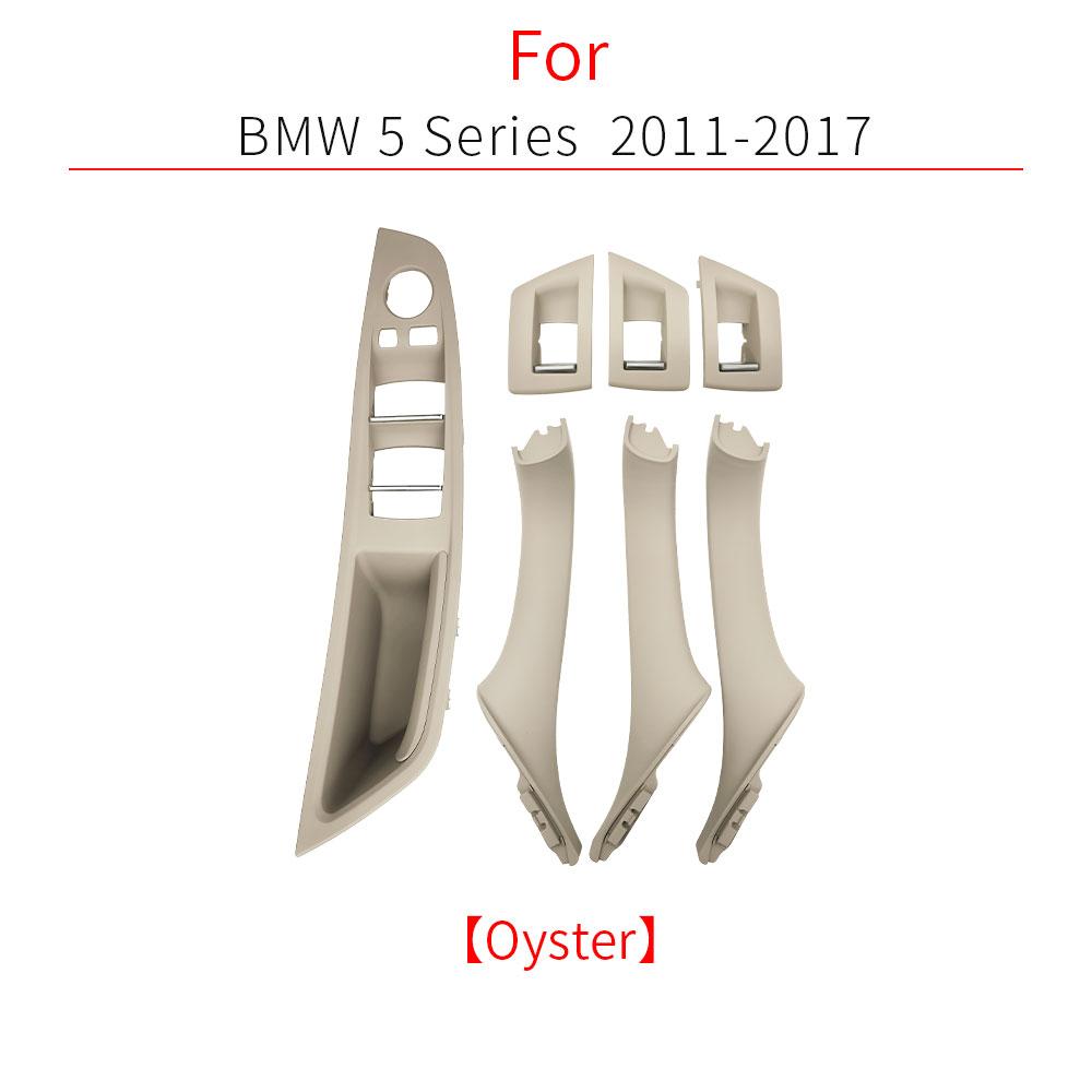 For BMW F10 F11 Car Inner Handle Interior Door Panel Driver's Window Switch Frame Storage Box Sets for BMW 5 Series 520 528 535