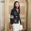Teenie Weenie Women's Bear Letter Polo Knitted Cardigan