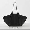 Retro Suede Tote Bag: Large Capacity Shoulder Bag with Mochi Texture for Women