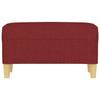 349373 vidaXL Bench Bordeaux 70x35x41 Cm Fabric