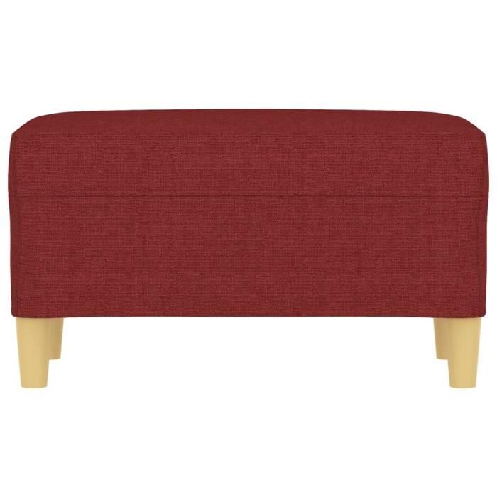 349373 vidaXL Bench Bordeaux 70x35x41 Cm Fabric