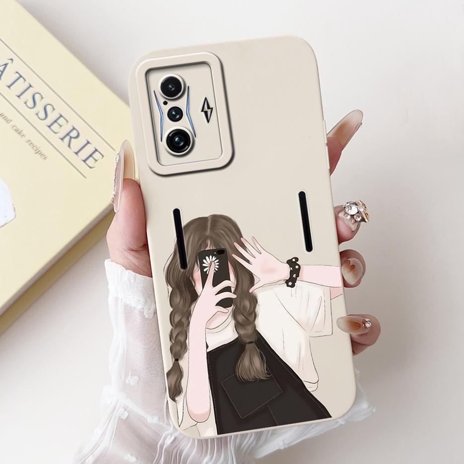 For Xiaomi Poco F4 GT Case Luxury Candy Painted Cover Shockproof Soft TPU Phone Case For Xiaomi Poco F4 PocoF4 GT 5G Fundas Bags