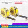 Transparent Stainless Steel Tape Measure: Drop-Proof 3m, 5m, 7.5m, 10m Ruler