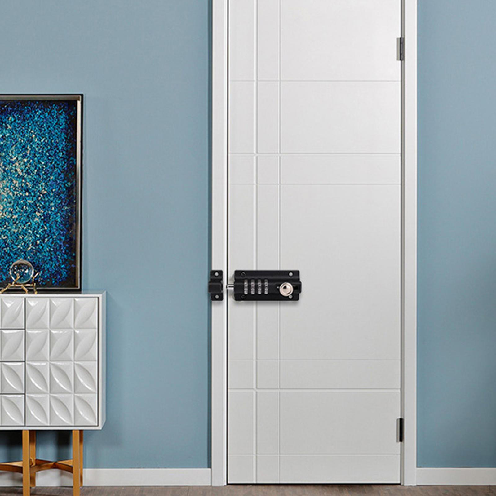 Сплав Креативный Цифровой Замок Кодовый Противоугонный Ключевое Слово Пароль Дверь дом и сад Наружный Matte Black