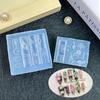 3D Chinese-Style Transparent Silicone Nail Molds Dragon Copper Coins Bells Chinese Knots Fan Manicure Design Templates