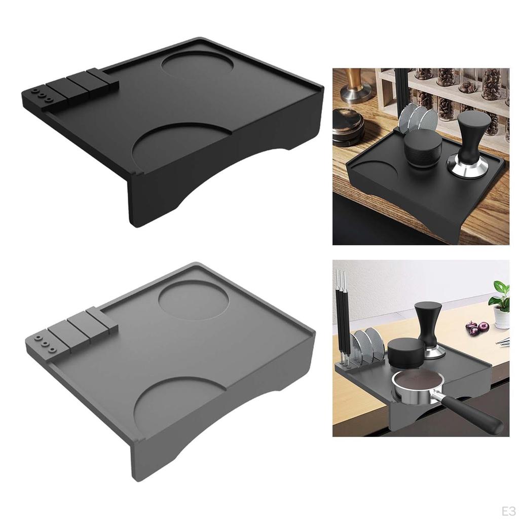 Coffee Tamper Mat Espresso Silicone Food Grade Anti Slip Corner Tamp
