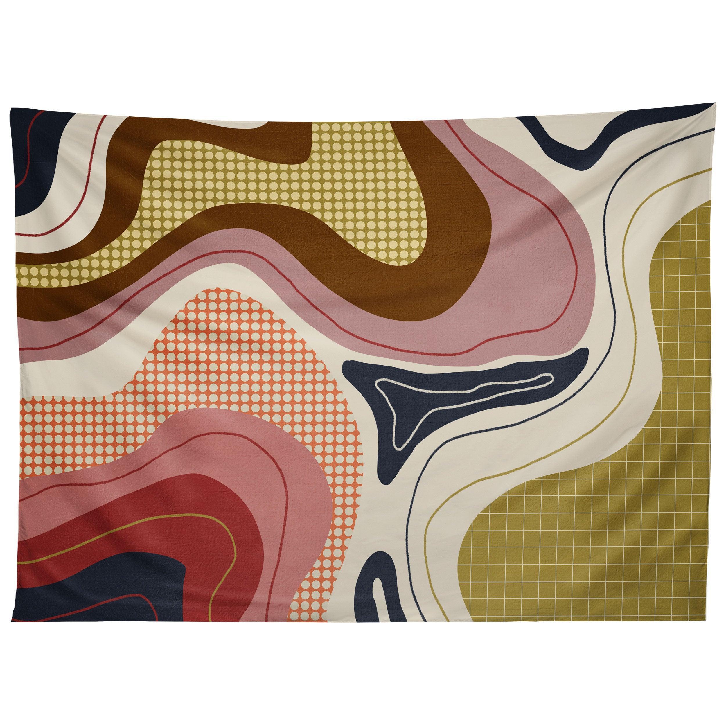 RETRO FUSION 02 tapestry 75x100