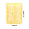 Bear Ice Mold Silicone 4 Grid Ice Tray Diy Home Kitchen Ice Cube Tray Frozen Coffee Milk Tea Ice Molds Cocktails Kitchen Tool