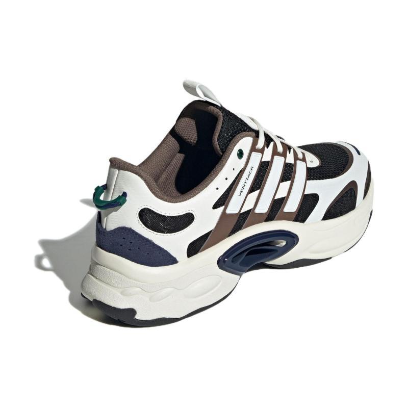 Adidas Pantofi de alergare casual cu vârf jos, rezistenți la uzură, cu amortizare Climacool Venttack, unisex, adidași albi negri IF6725