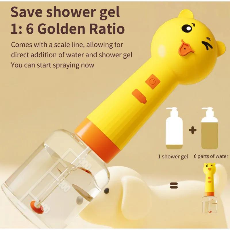 Automatic Pet Bath Bubble Machine USB Rechargeable Foaming Maker for Cats Dogs Grooming Tool