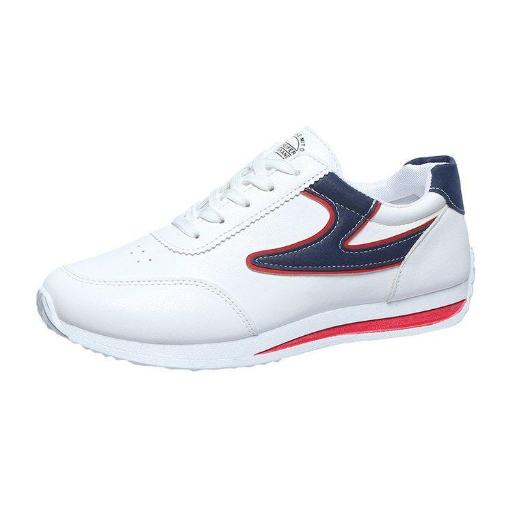 2025 Spring, Summer, Autumn and Winter Foreign Trade New Women's Shoes Women's Board Shoes Student Shoes Little White Shoes Low-top Round Head Ribbon
