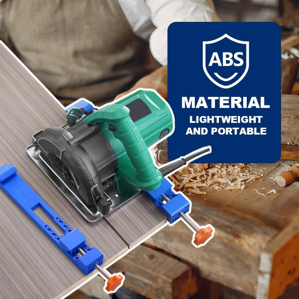 Adjustable Cutting Machine Base Guide,Innovative Clamp Circular Saw Guide New Electric Circular Saw Milling Positioning Clamp Precision Wood Cutting