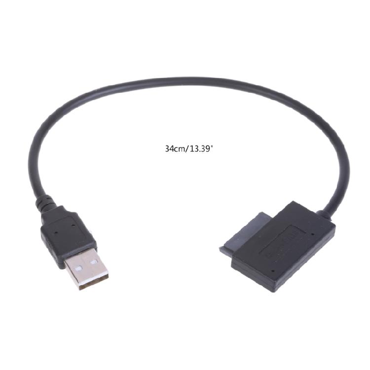 Güvenilir ve Verimli USB2.0'dan 7+6 13 Pin Slimline SATA Kablosu Kolay Kurulum
