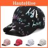 Baseball Graffiti Colorful Cap Adjustable Peaked Caps Outdoor Breathable Hat