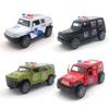9Cm Simulated Police Car 4Pcs Mini Alloy Cross Country Vehicles Models Set Recovery Vehicles Collection Toys For Kids Boys Gift