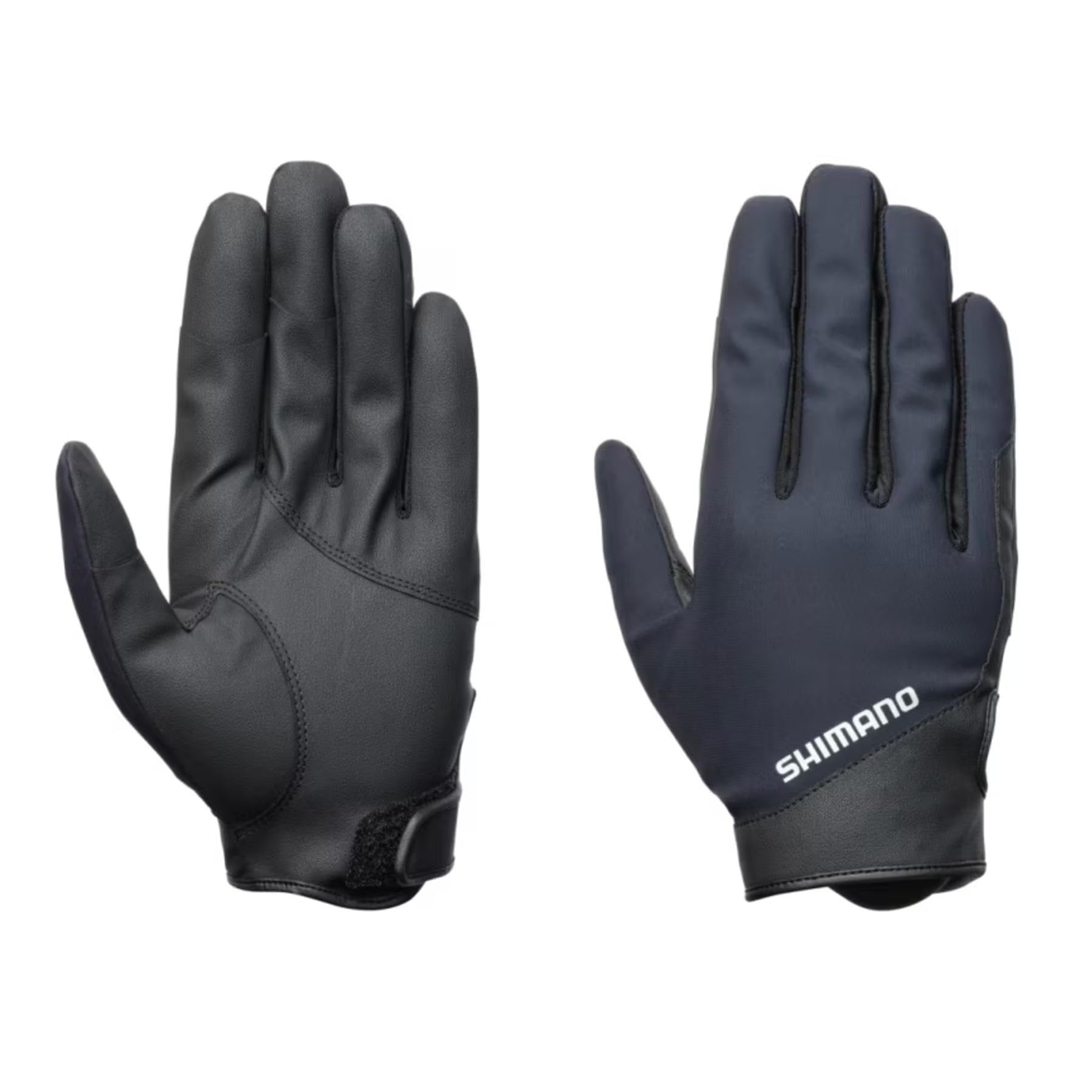 

Shimano 01 Basic Warm Size M Gloves, Fingerless, GL-071Y, Navy,