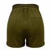Shorts décontractés et confortables pour femme style bohème avec cordon de serrage et poches arrière pour l'été