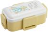 Skater Antibacterial Lunch Disney Fluffy Winnie the Made in Soft-Serving Dome-Shaped Lid, Two-Tier Box, 600ml, Pooh, Japan, PFLW4AG-A