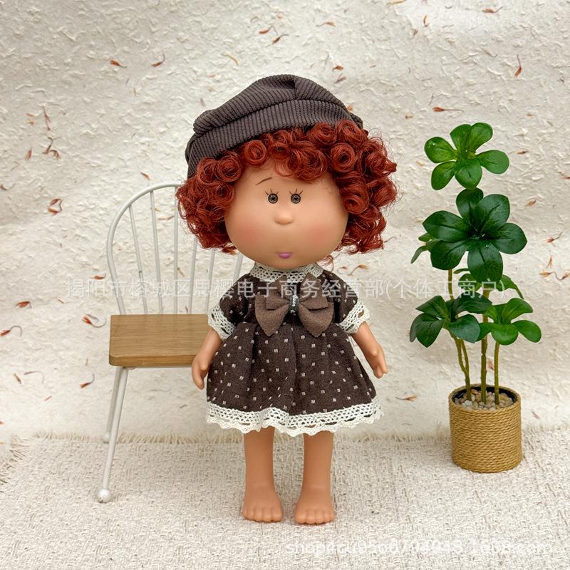 24cm Spanish Mia Potato Doll Dress-Up Set with Plush Outfit