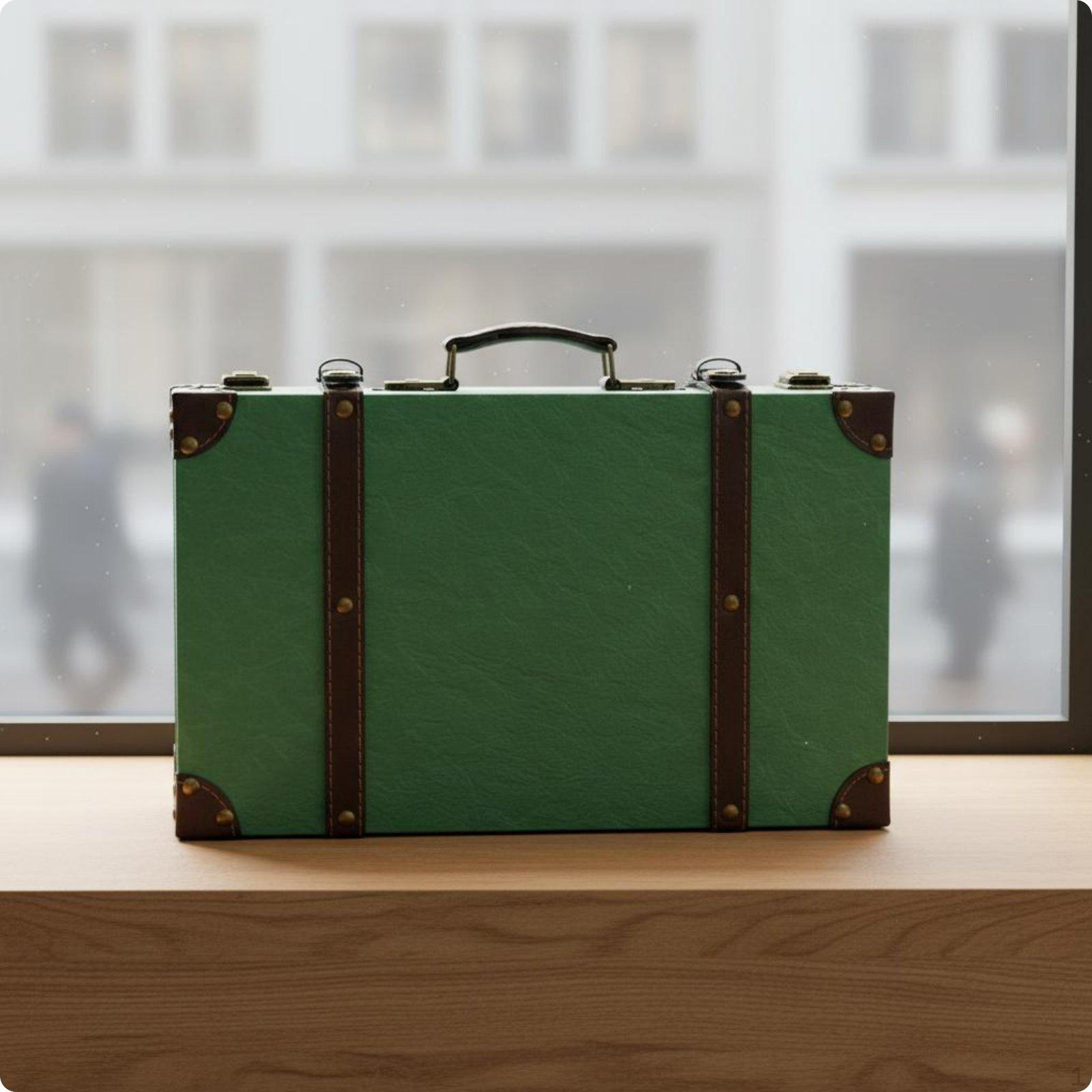 Vintage Uzglabāšana Retro Ādas Organizators Klasisks