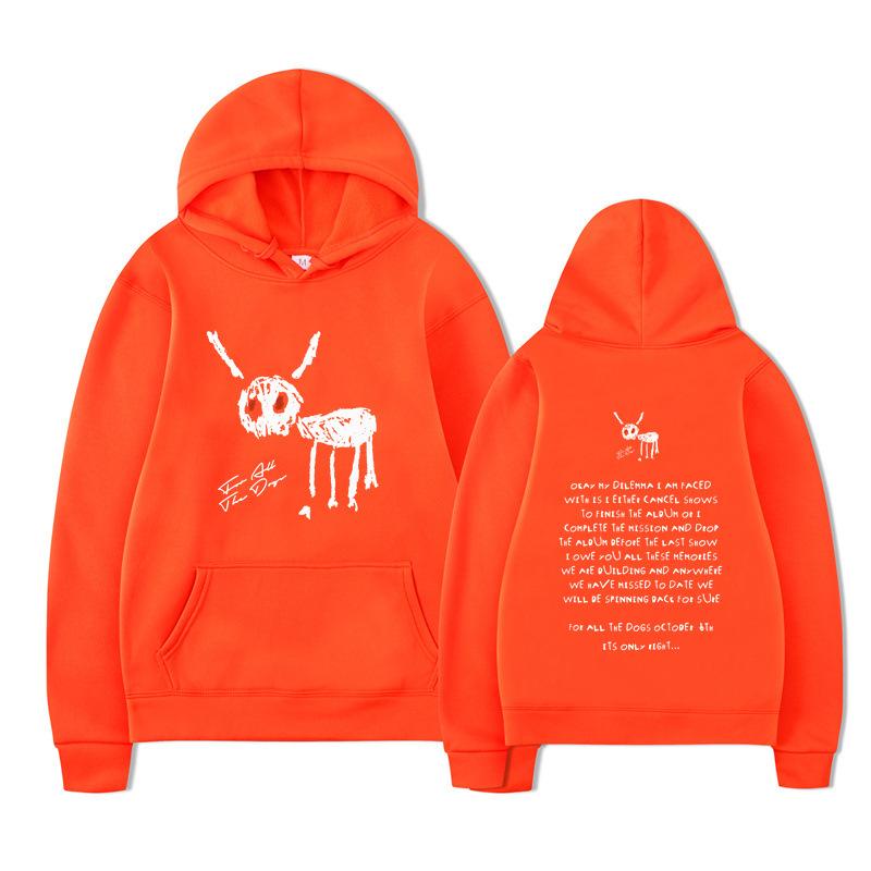 Rapper Drake for All The Dogs Letter Hoodie Design Men's Women's Sweatshirt Fleece Oversized Couples Streetwear Hoodies