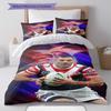 Sydney Roosters Power Bedding Quilt Set Quilt Cover Pillowcase Home Decoration Birthday Gift (1 * Duvet Cover + 2 * Pillowcase, Without Core)