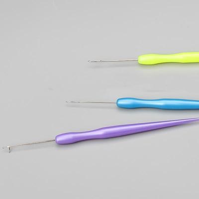 Nové háčkovací háčky na vlněné pletení pro vlastní potřebu 1ks barevný plastový háček na paruku na prodlužování vlasů