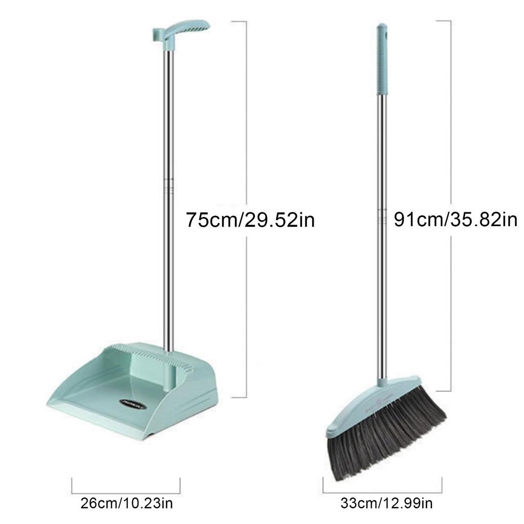 Household Cleaning Set - Thickened Magic Broom & Dustpan, Floor Scraper Mop for Efficient Home Use