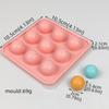 Porous Round Ice Cube & Cake Silicone Mold