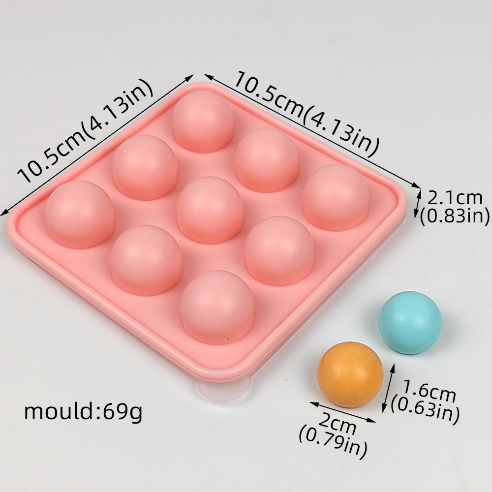 Porous Round Ice Cube & Cake Silicone Mold