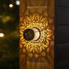 1/2/4PCS Solar-Powered peony Lantern Light Wall Lamp Outdoor Garden Patio Walkway Decorations Lighting for Garden Decor